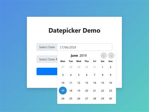 gijgo datepicker|Is it possible to add date picker in microsoft bot.